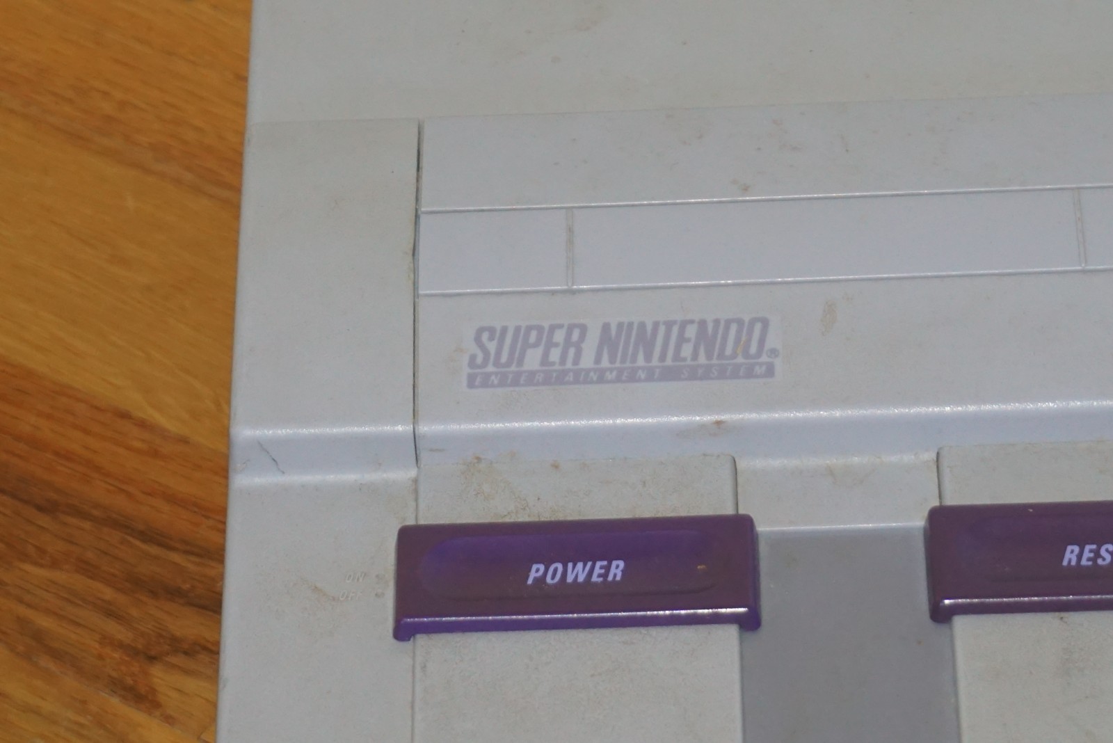 Super Nintendo Control Deck SNS-001 with two controllers-not tested
