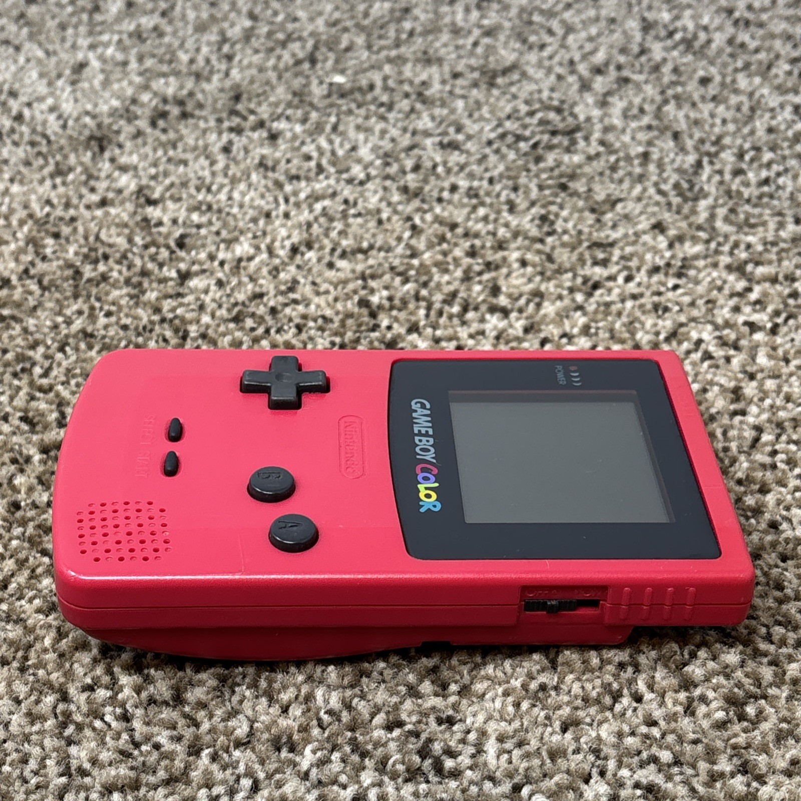 Nintendo Game Boy Color Handheld Game Console Pink Tested