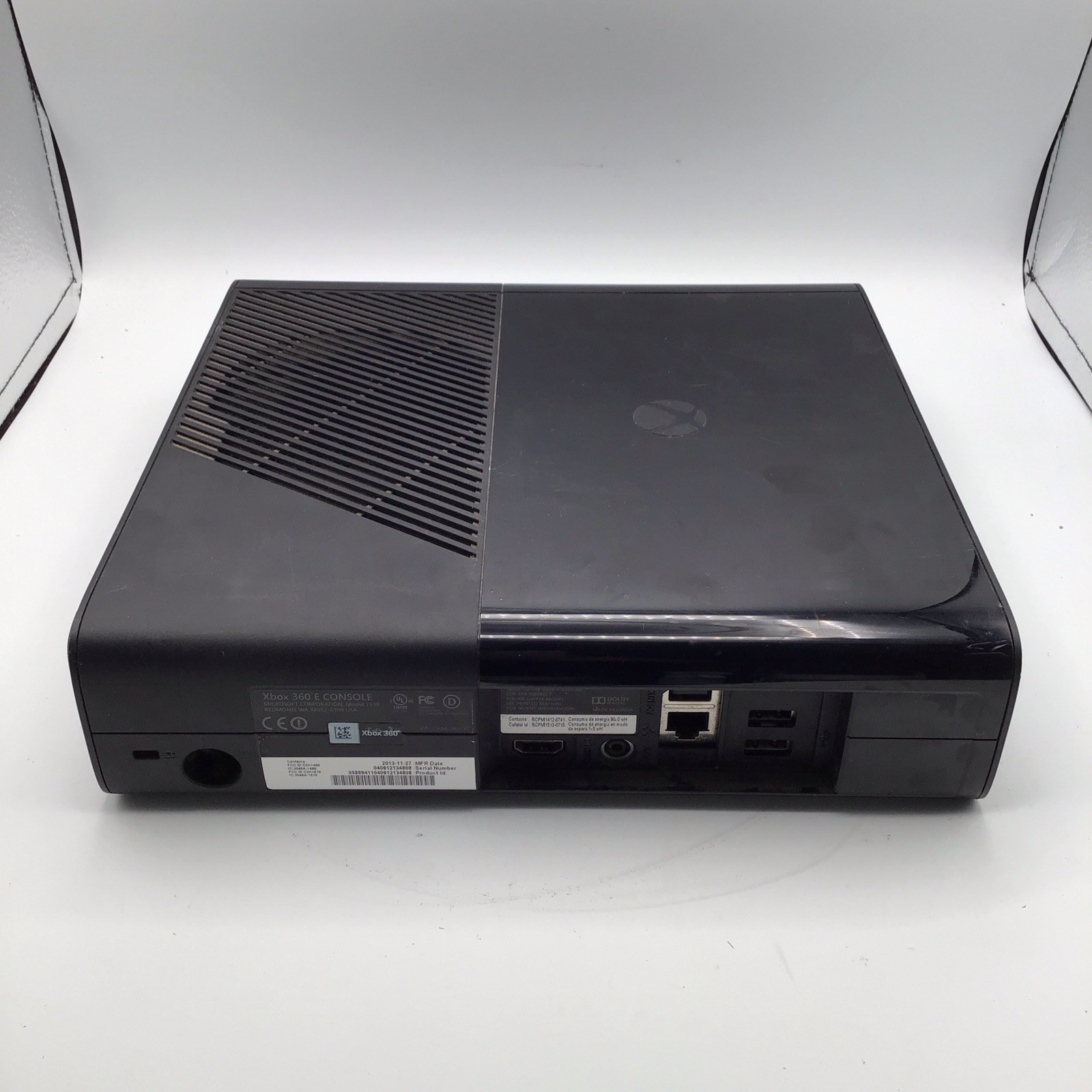 Microsoft Xbox 360 E Game Console Black w/Controller & HDMI & Storage Used