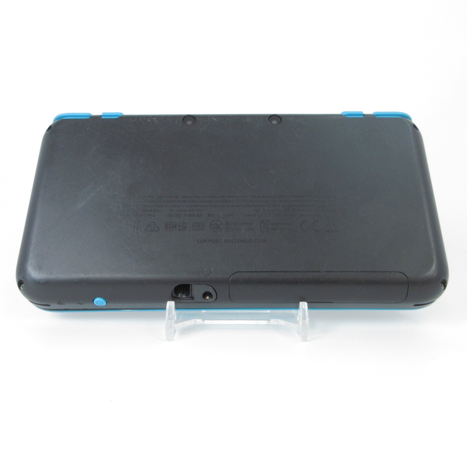 【Very Good】Nintendo New 2DS LL XL Black x Turquoise Console Japanese Ver #DEN113