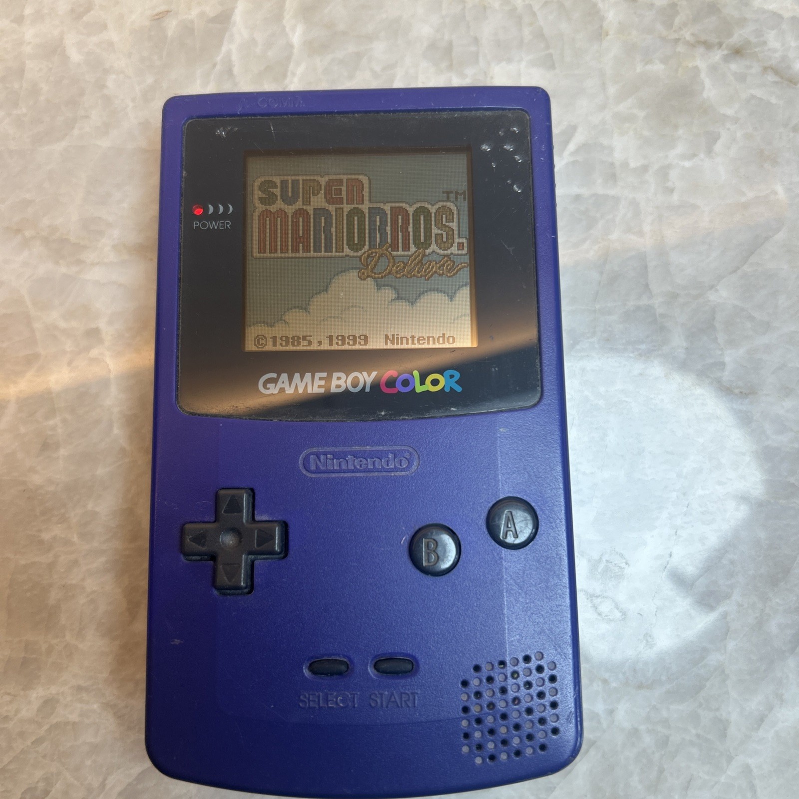 Nintendo Gameboy Grape Purple Tested Cgb-001