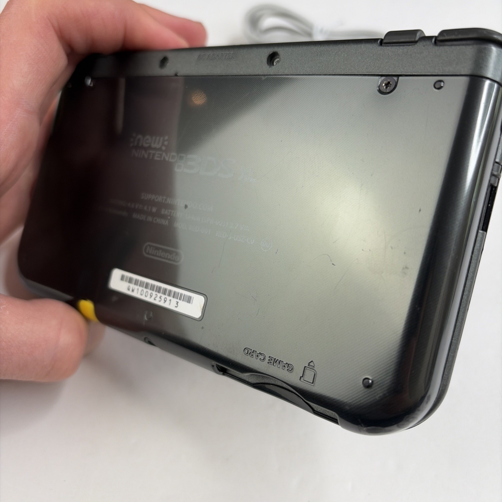 New Nintendo 3DS XL Gray Black Console Repair! READ W Charger Stylus US Version
