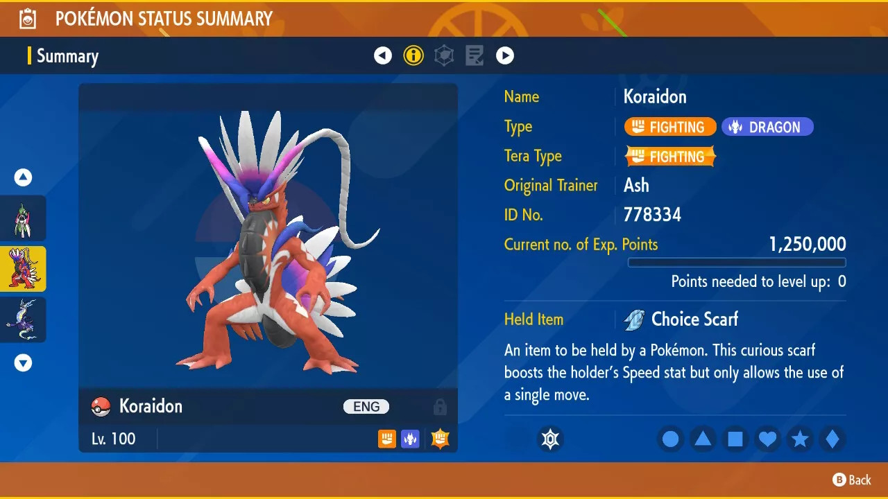 All Paradox Pokemon Scarlet and Violet 6iv Shiny Trained Non Shiny BattleReady🌟