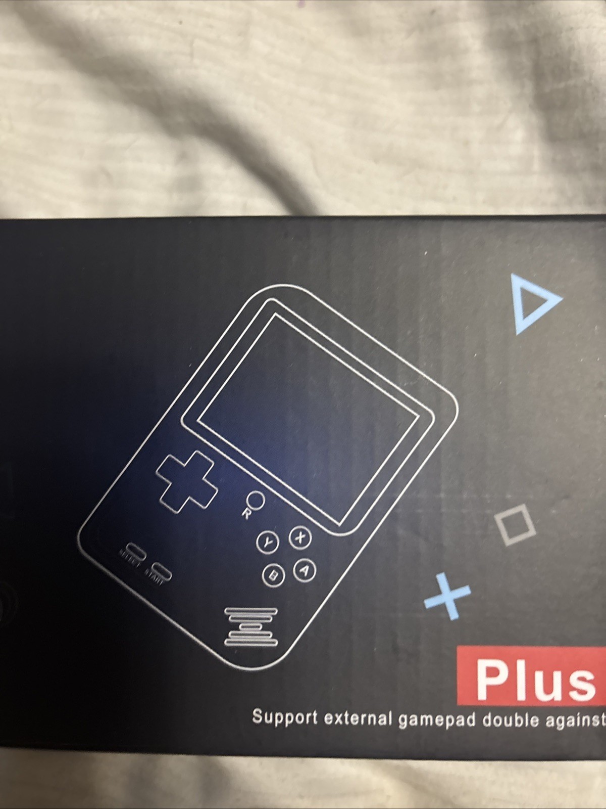 Game Box Plus- Hand Held Game System Rechargeable Battery, Black