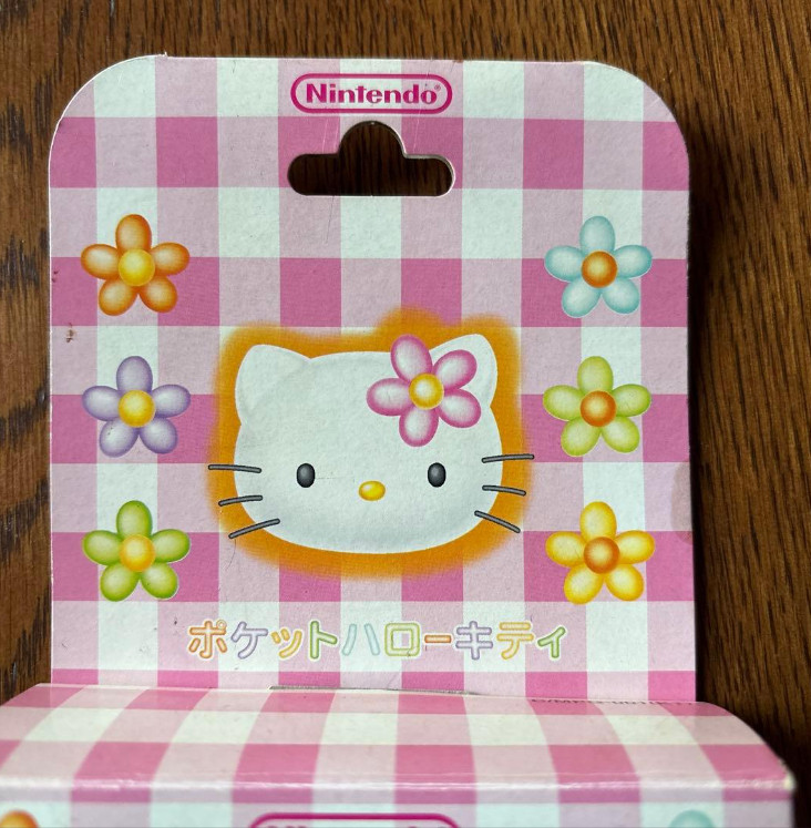 Nintendo Pocket HELLO KITTY Sanrio Game Console Pedometer MPG-001(KT) Super Rare