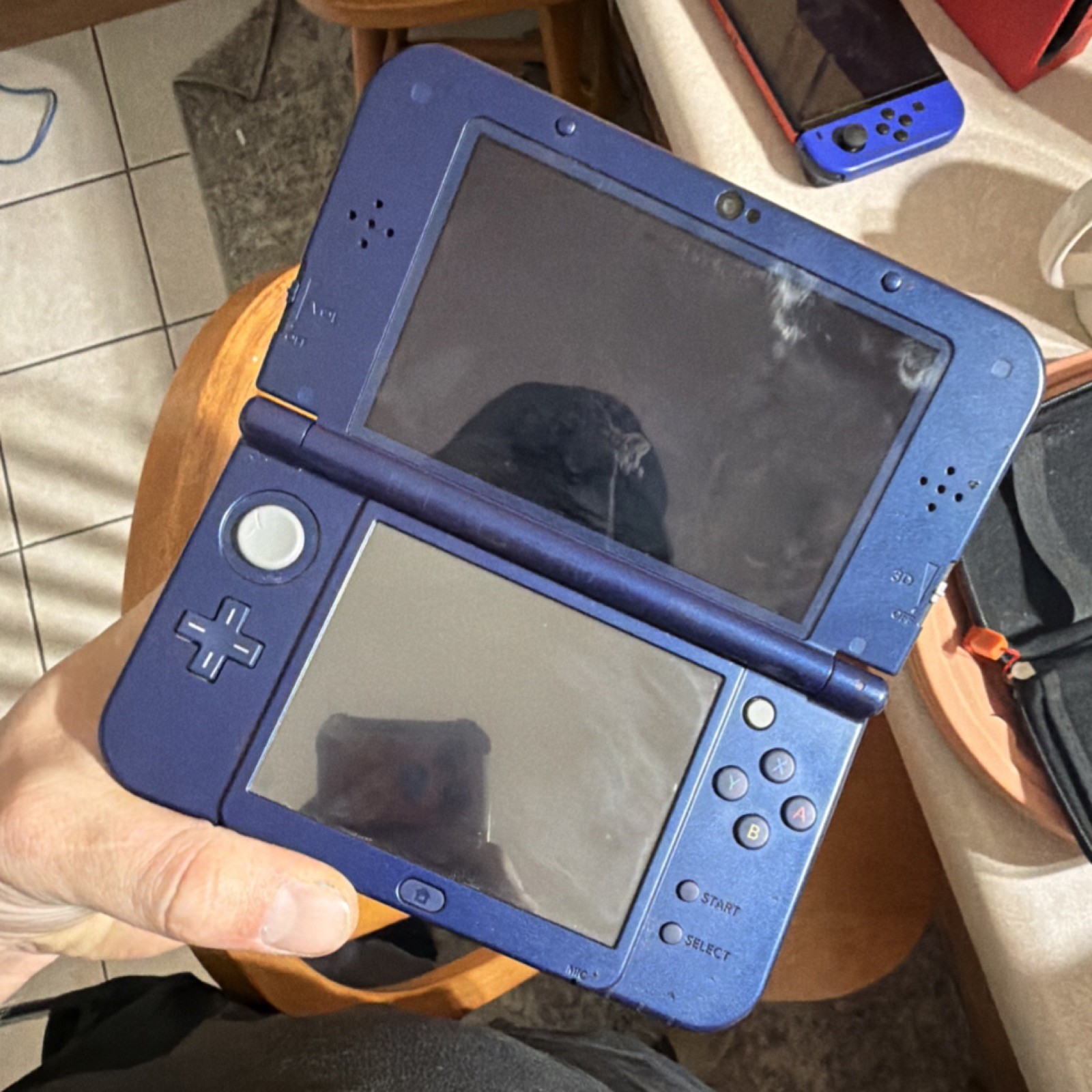 Nintendo New 3DS XL Galaxy Purple Blue 3D Audio Technology Handheld Console