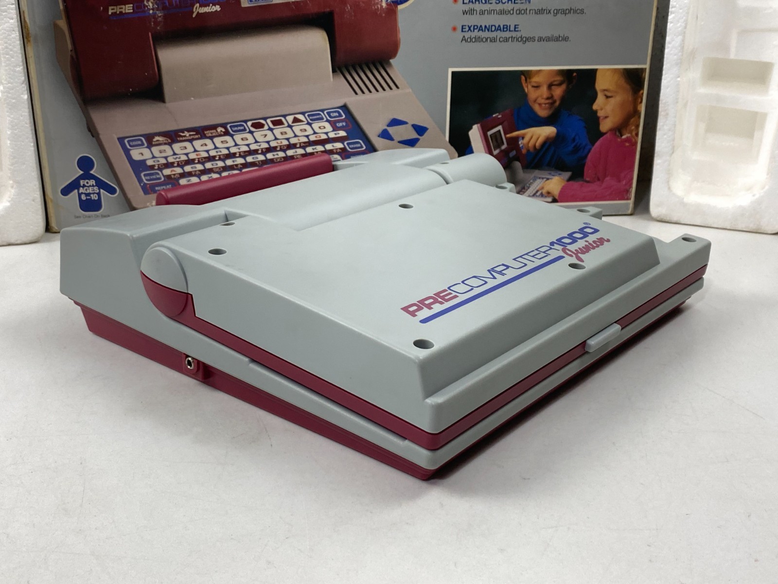 Vintage VTECH Pre Computer Junior 1000 Learning Educational Game 1990 NEW