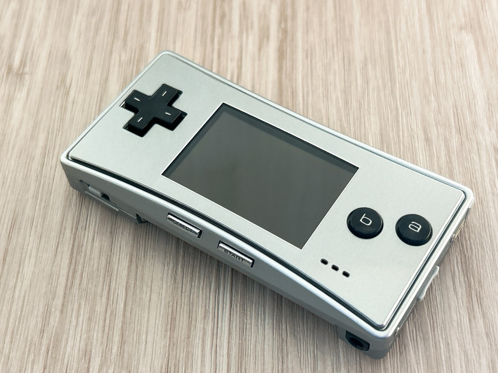 Nintendo GameBoy Micro Silver Console Tested w/ OEM AC Charger – Near Mint
