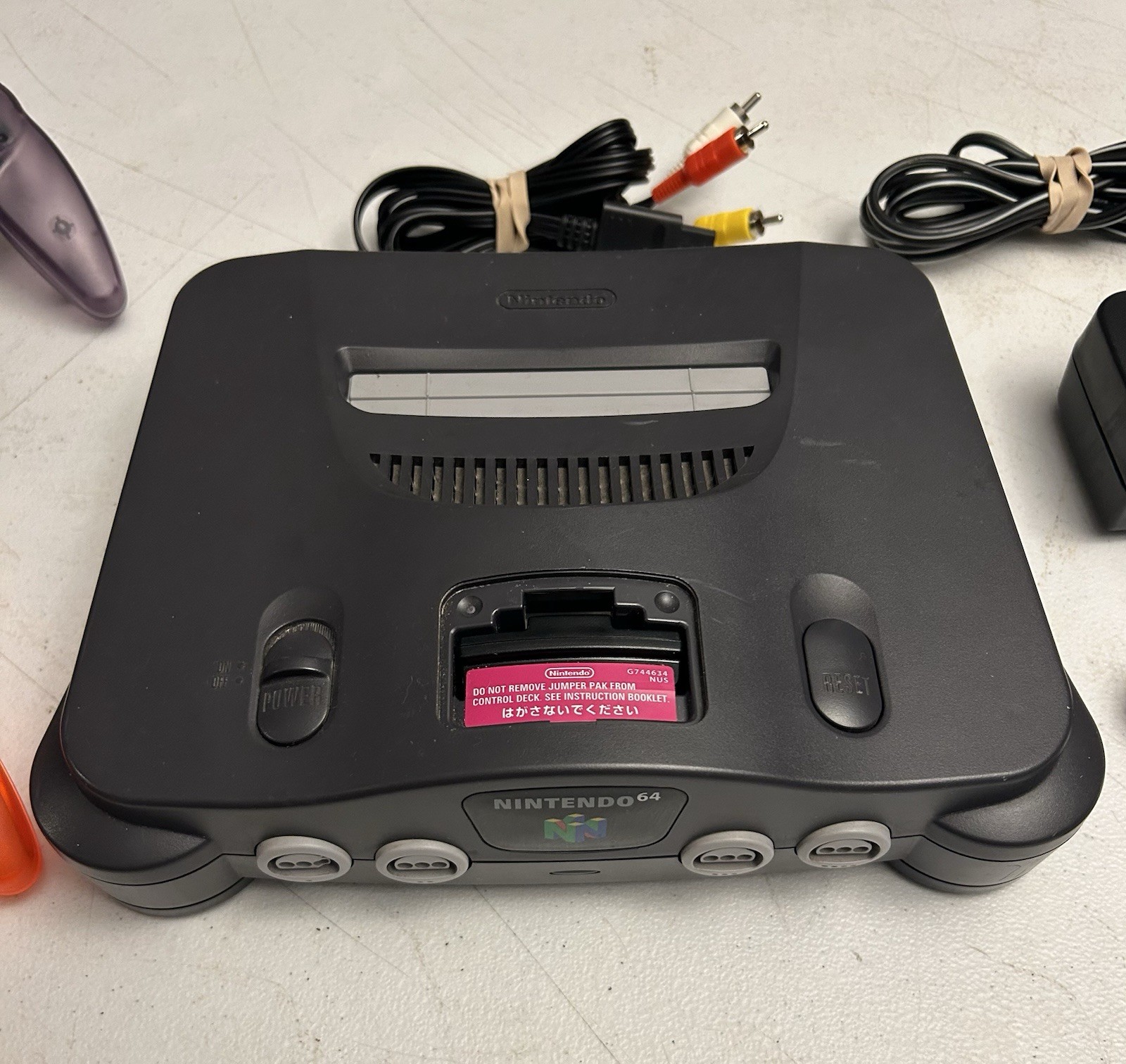 Nintendo 64 W/ 2 Remotes / Upscaler Image Enhancer