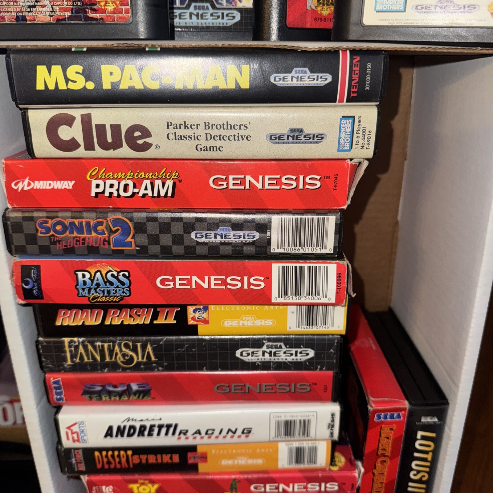 SEGA Genesis Model 3 Core Boxed System Bundle 26 Games Sonic2 Joe & Mac ++++