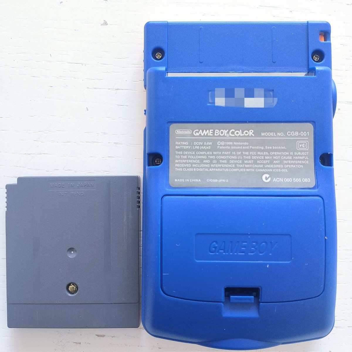Nintendo Game Boy Color Pokemon Center gold Console Orange BLUE