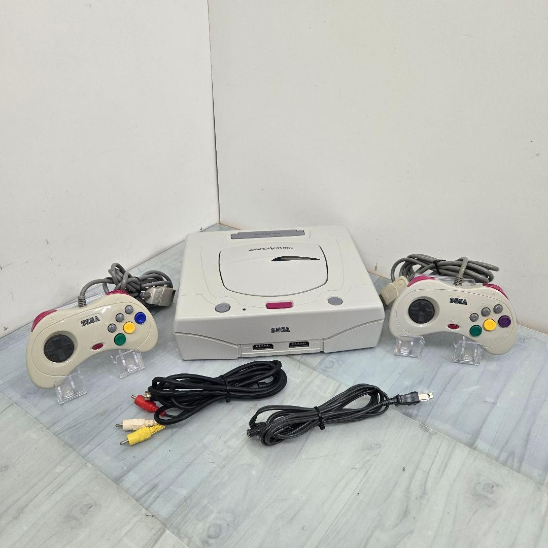 SEGA Sega Saturn HST 3220 console with controller and cable