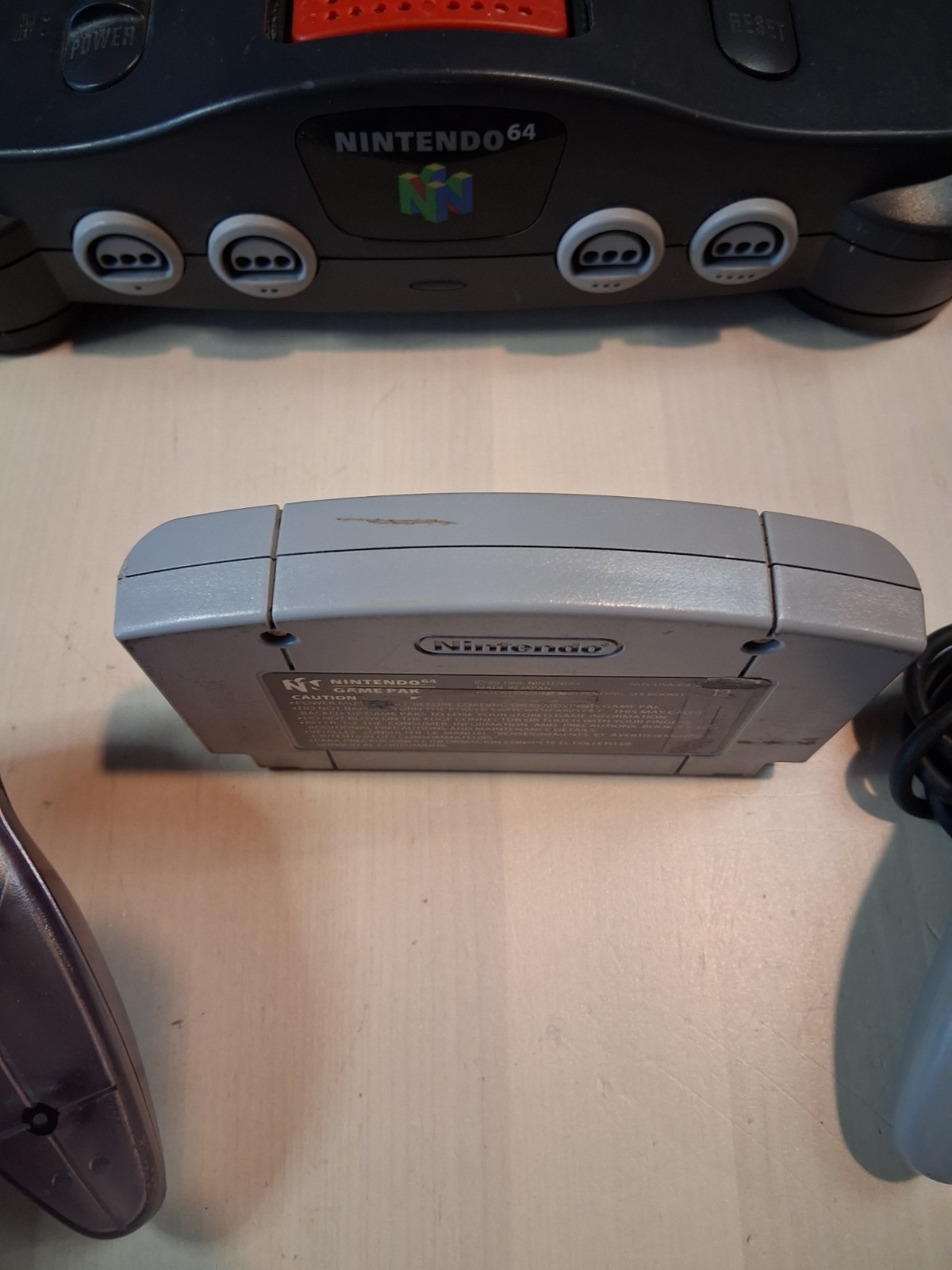 Nintendo 64 N64 Console 4 Controllers Expansion Pak GoldenEye Tested FREE SHIP