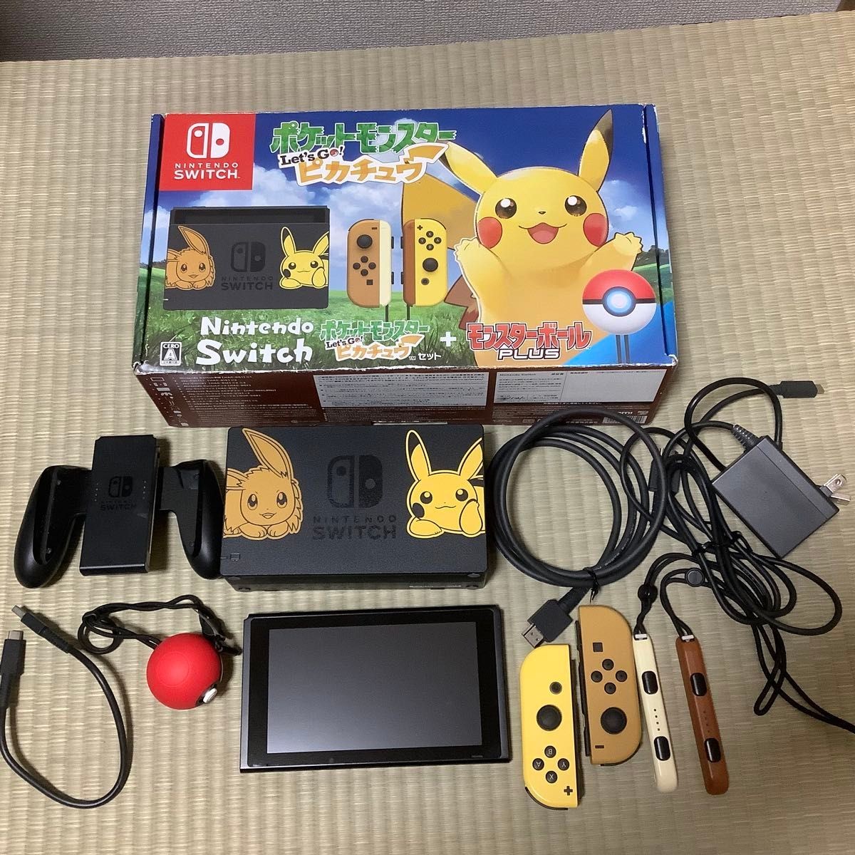 Nintendo Switch Pokémon Let’s Go! Pikachu Set with Poké Ball Plus Japan Used