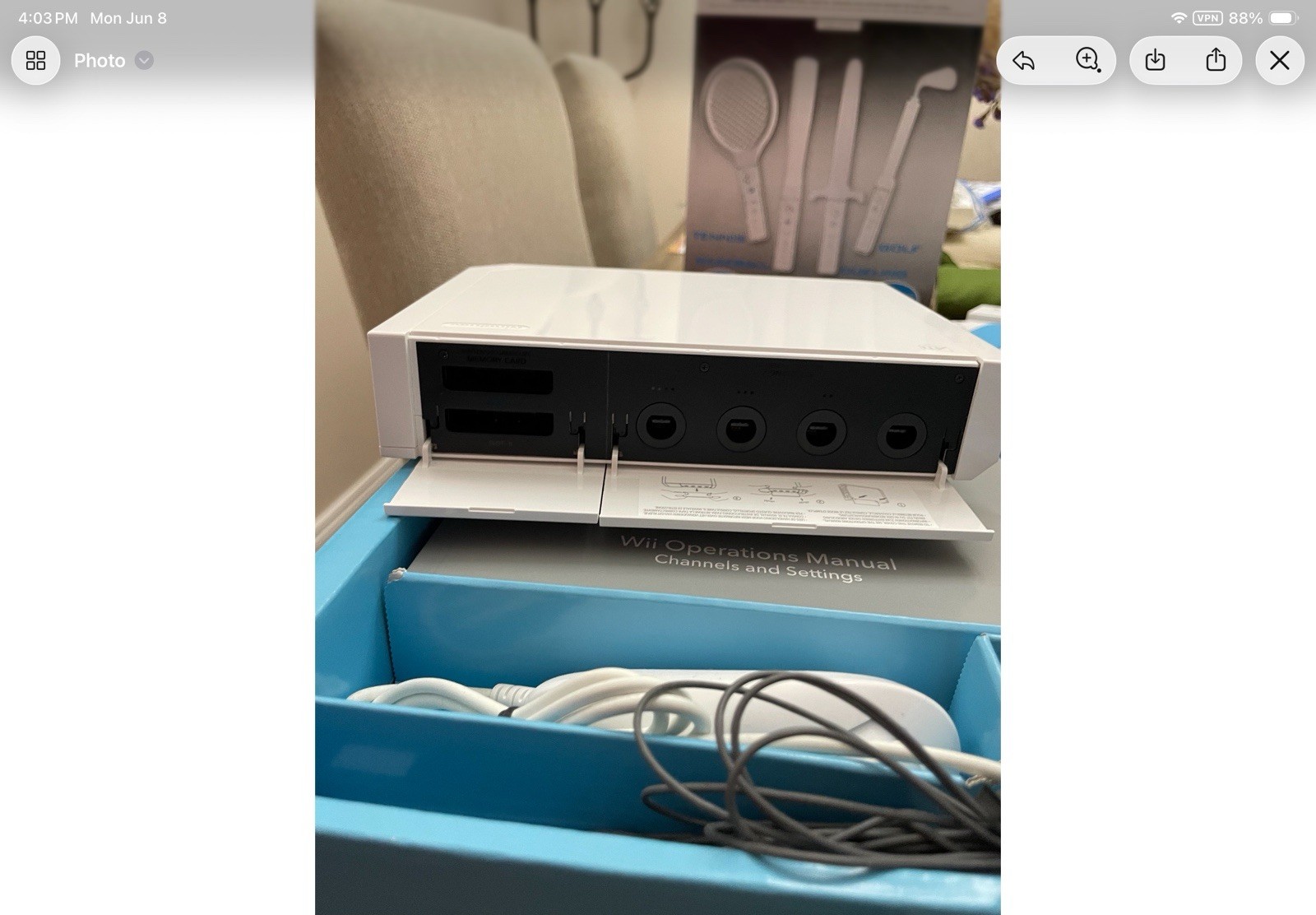 Nintendo Wii White Console RVL-001 USA
