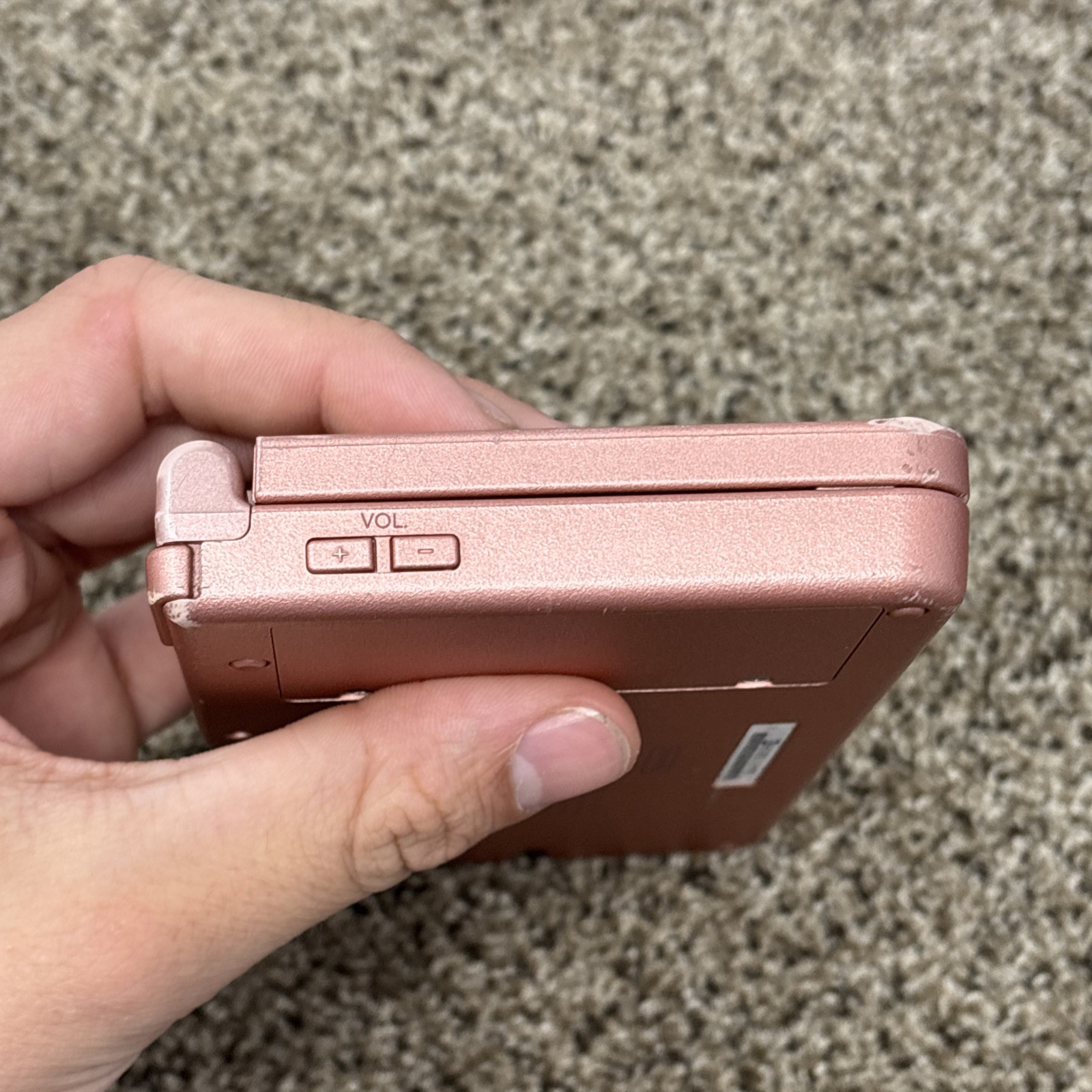 Nintendo DSi XL Handheld System Pink Tested No Charger