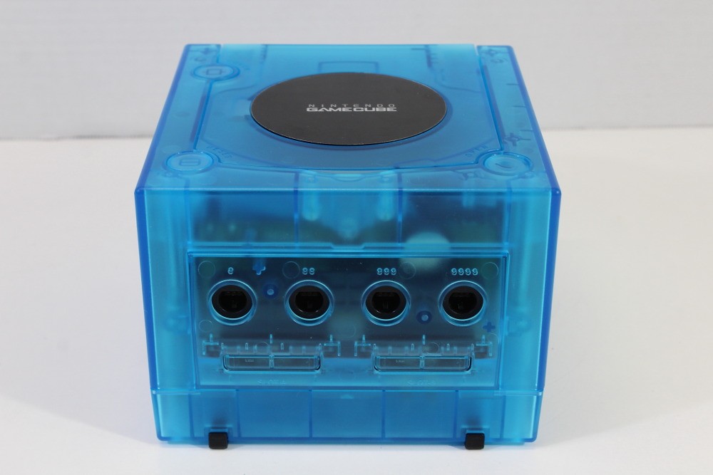 Nintendo Gamecube Console Clear Sky Ice Blue AC S-Video to HDMI NTSC-U/C DOL-001