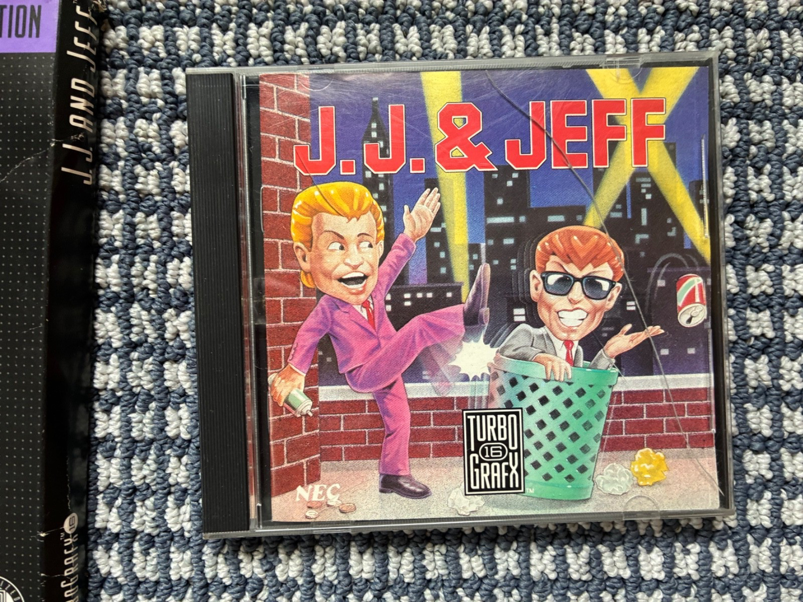 TurboGrafx-16 Console Bundle – TESTED – Bloody Wolf CIB JJ & Jeff Battle Royale