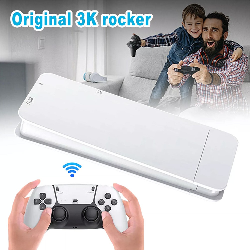 Retro Game Console 41000+ Games 4K HDMI Output w/ 2 Wireless Controllers &128GB~