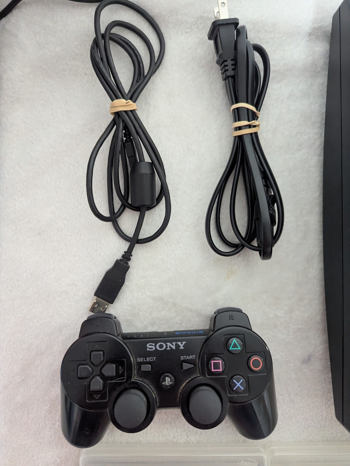 Sony PlayStation 3 PS3 CECH-3001B Slim Console 320GB w/ OEM Controller Bundle