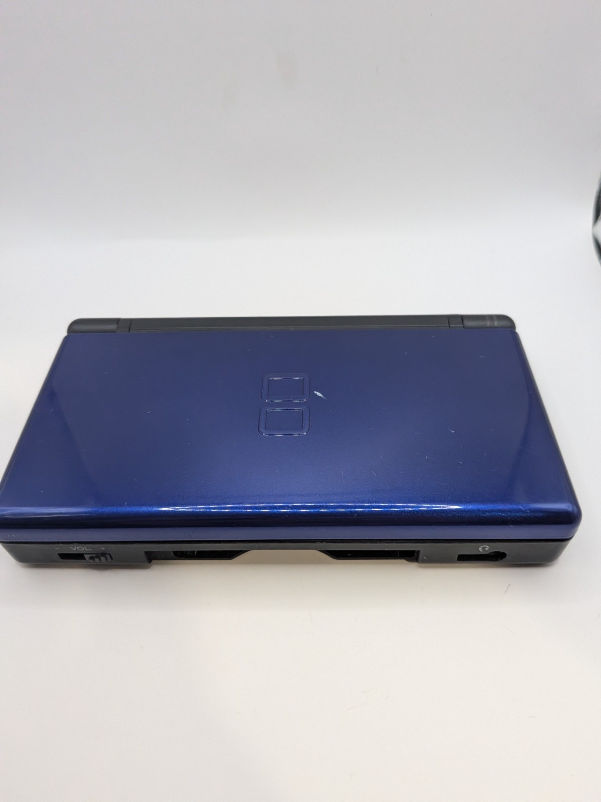 Nintendo DS Lite – Cobalt (Blue) & Black – Tested & Works – Yellow Screens