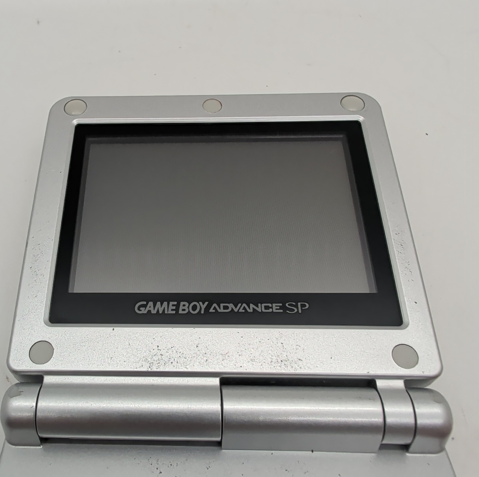 Game Boy Advance GBA SP AGS 001 Handheld System Silver – Tested & Working