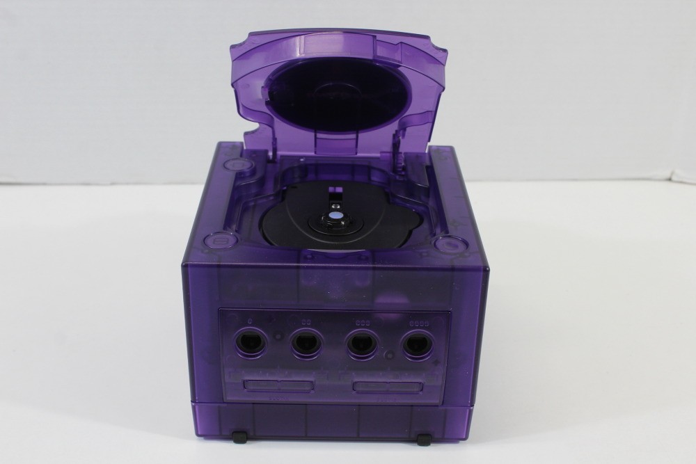 Nintendo Gamecube Clear Purple Console Controller AC AV Memory Card NTSC-U/C US