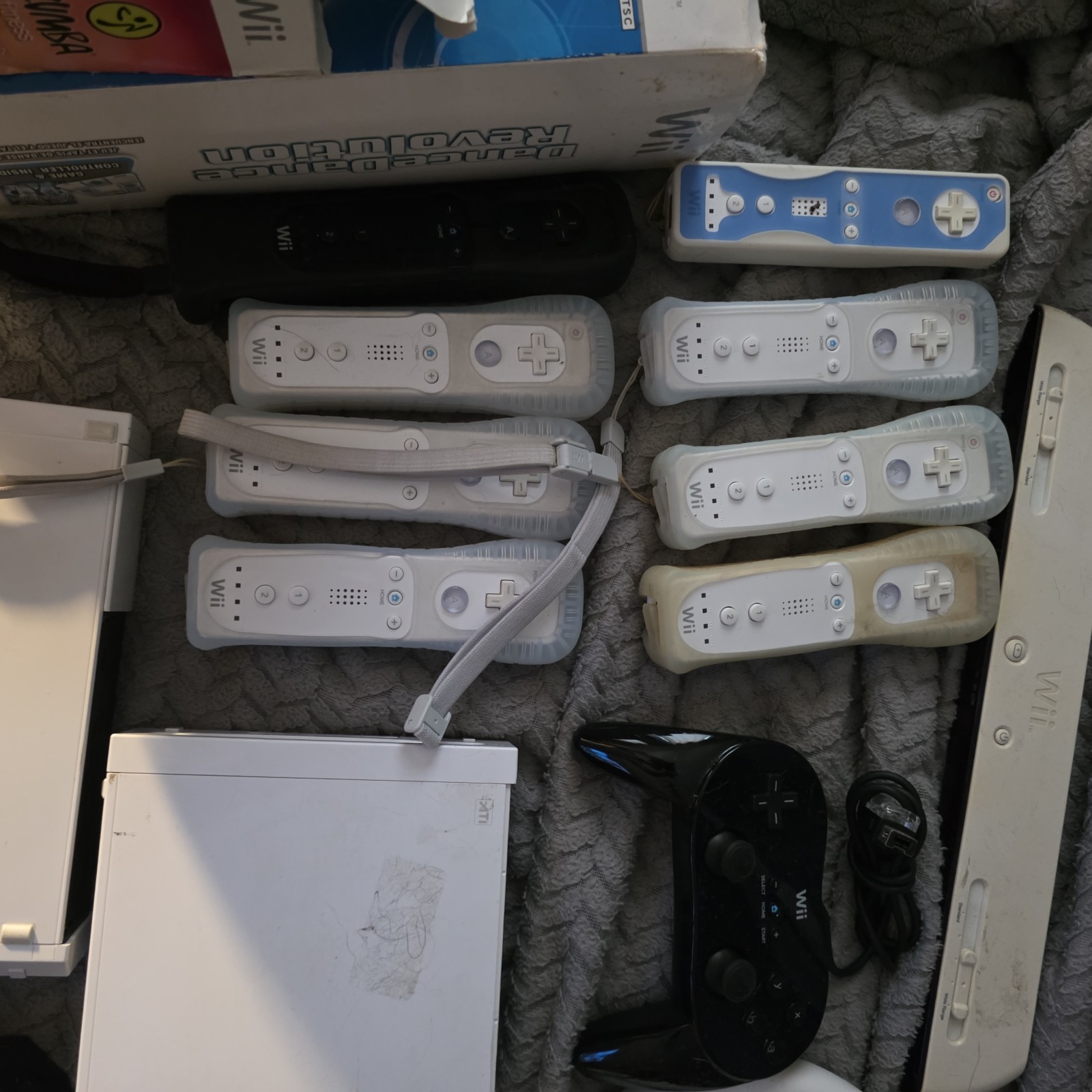 Huge Nintendo Wii Bundle Lot With Games & Controllers Console Tested & Working!