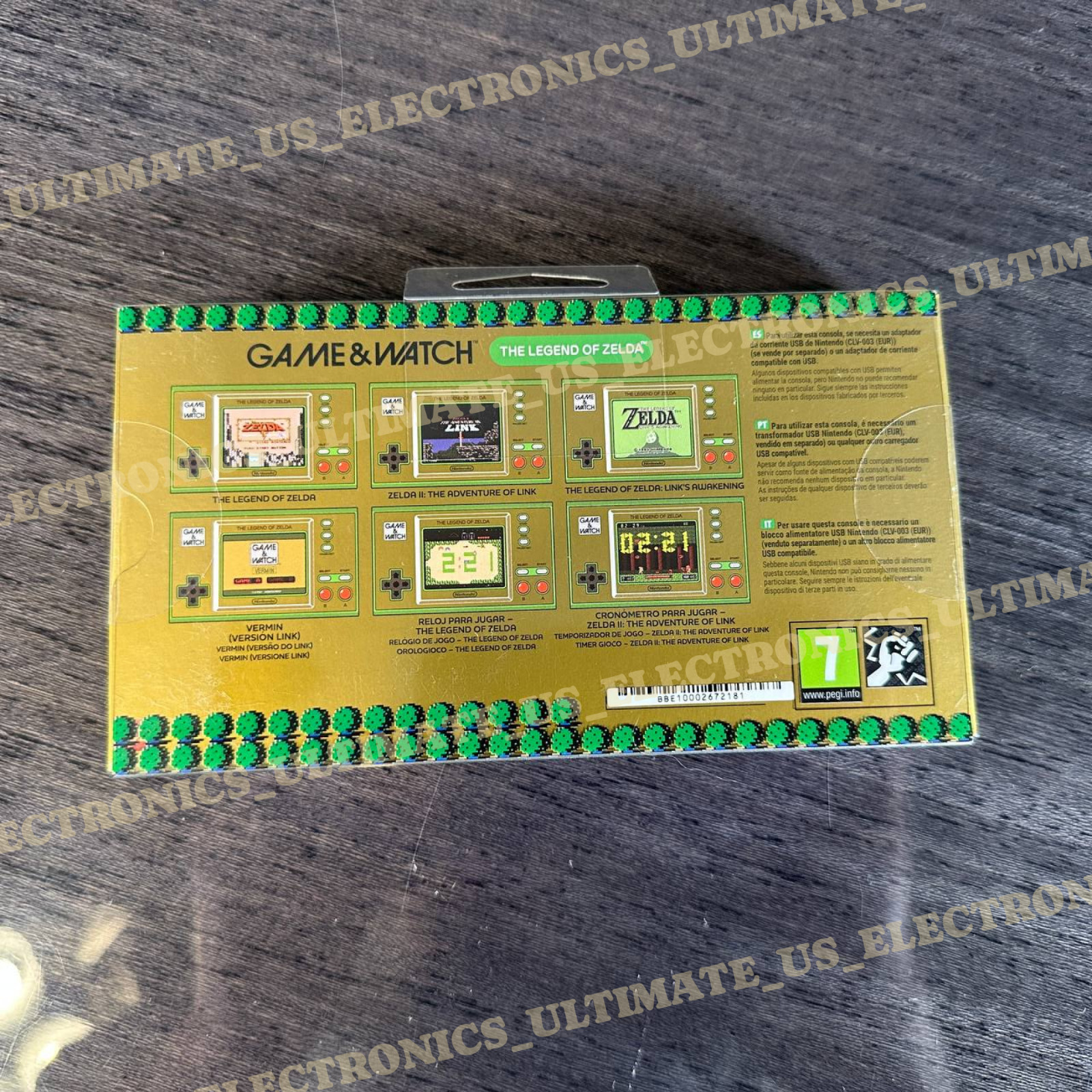 Nintendo Game and Watch: The Legend of Zelda Handheld Game System EU New Sealed