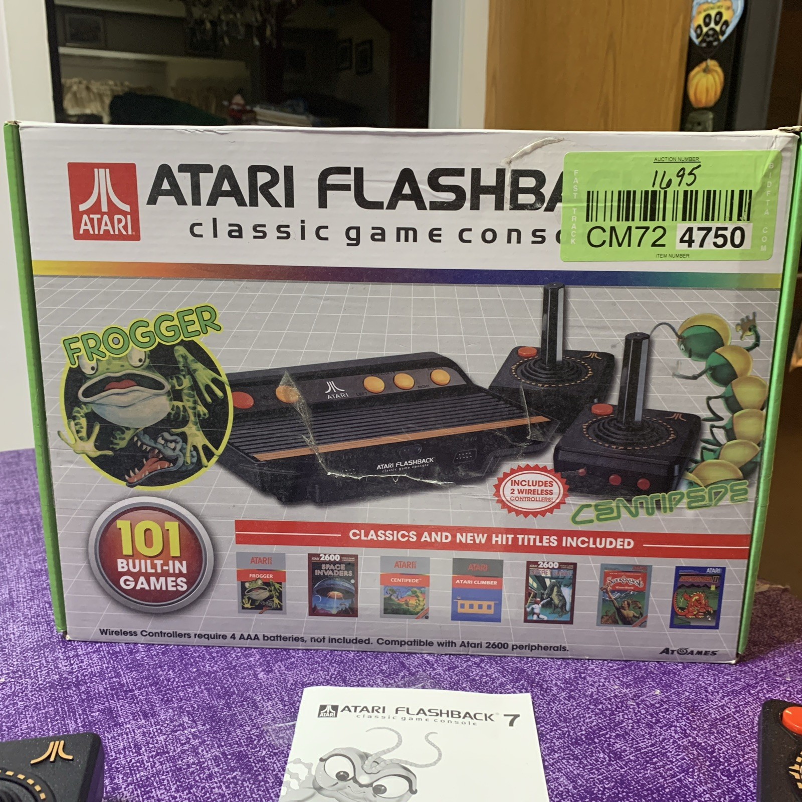 Atari Flashback 7 Classic Game Console 101 Built-in Games Wireless Controllers