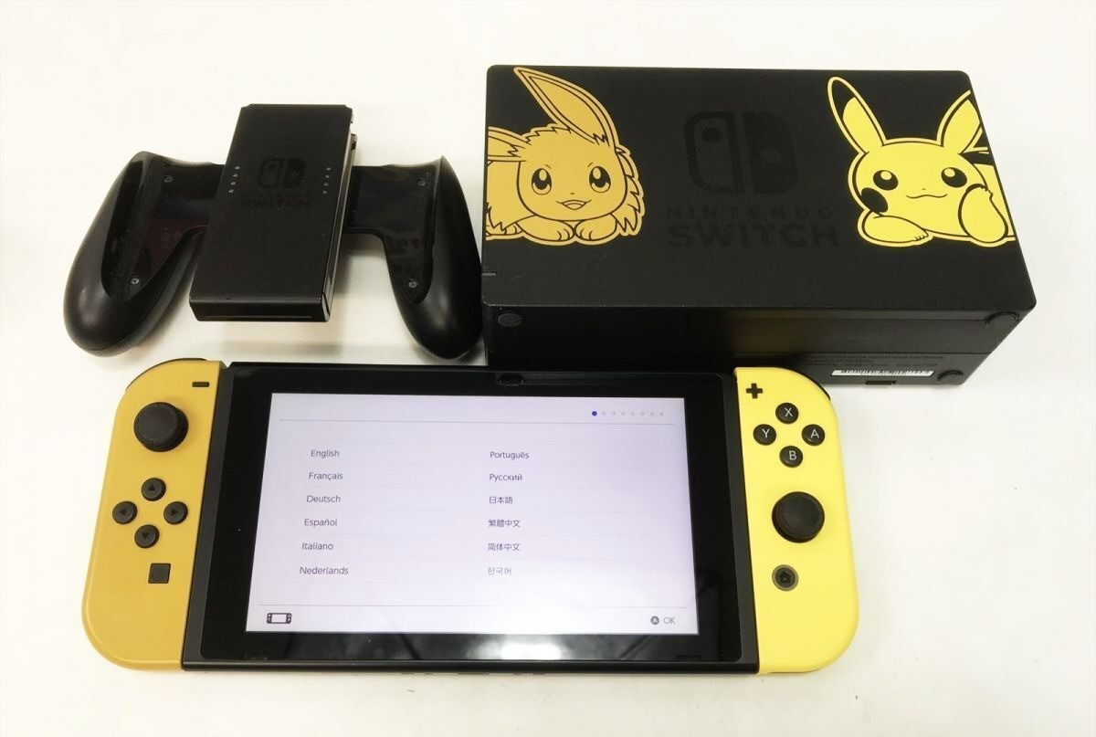 Nintendo Switch Pokemon Lets Go Pikachu&Eevee Edition Console Ball Plus 1day