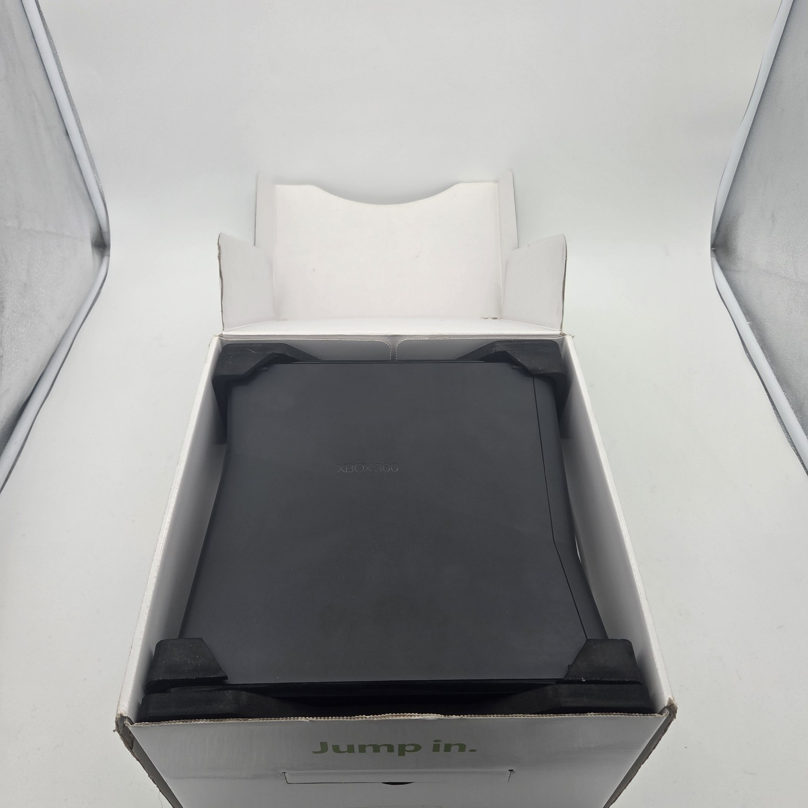 Microsoft Xbox 360 Slim 4GB Black Matte Console Model 1439 Complete In Box VGC
