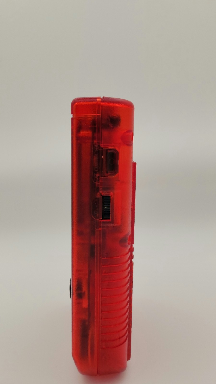 Gameboy DMG-01 W/IPS Backlit Screen, New Clear Red Shell. Upgraded Gameboy