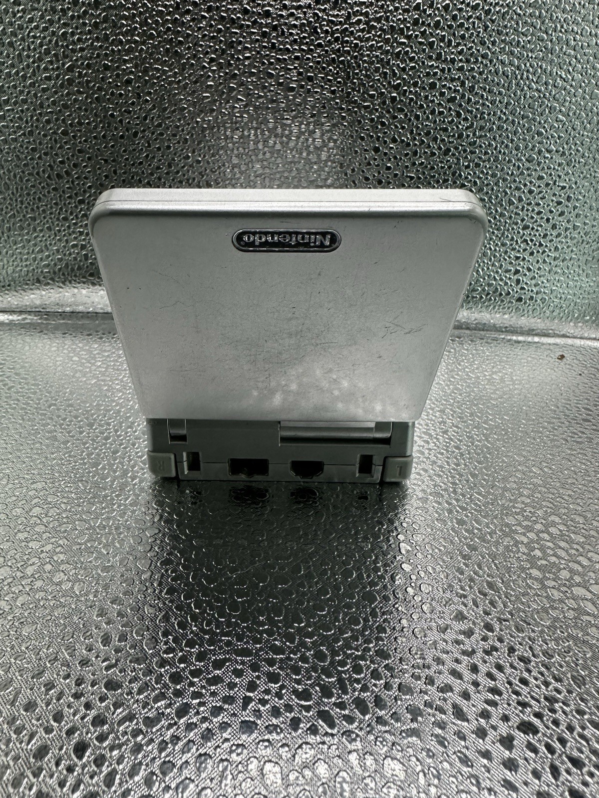 Nintendo Gameboy Advance SP AGS001 Metal Silver Handheld TestedRead Description