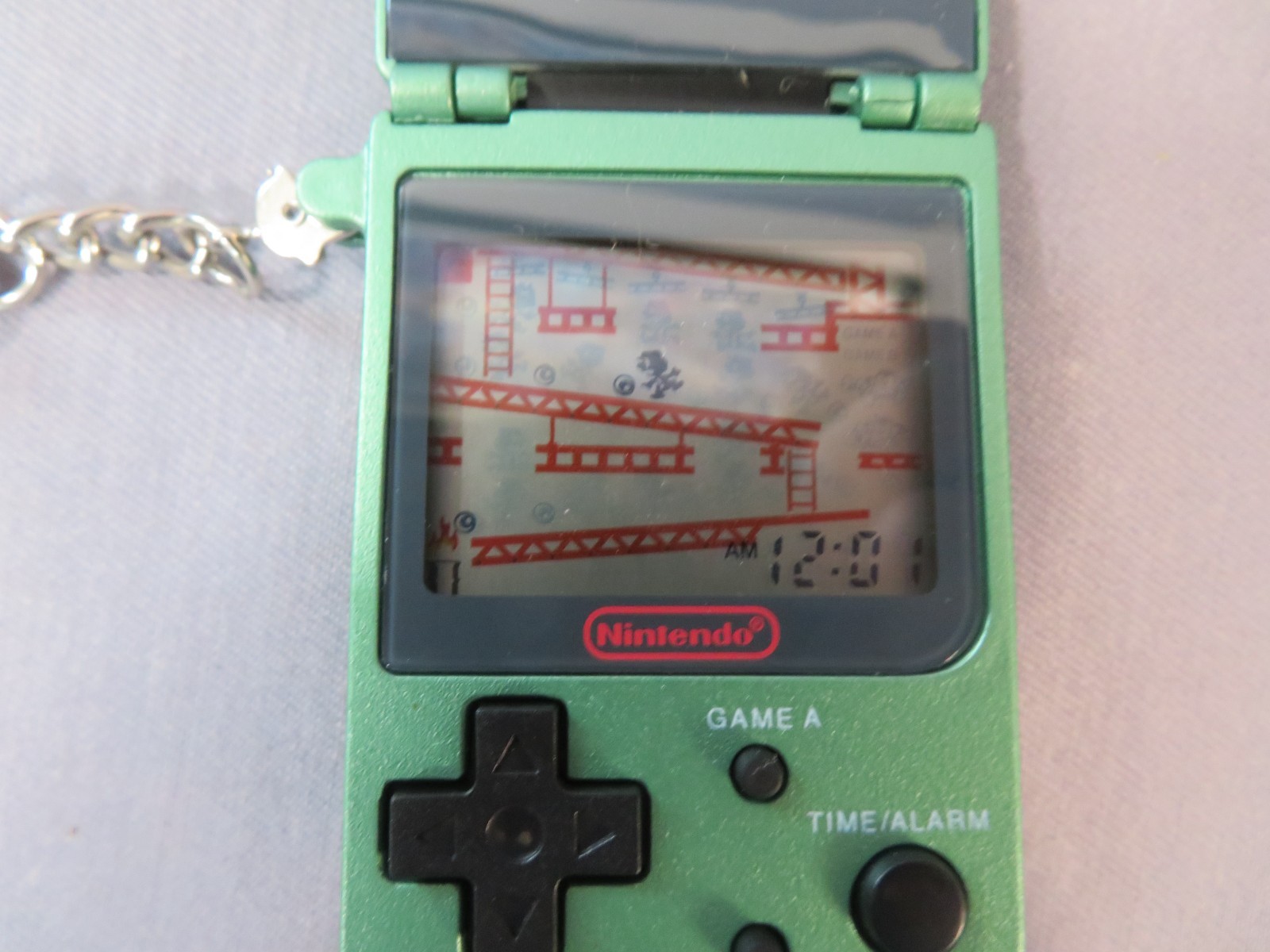 Nintendo MINI CLASSICS DONKEY KONG & DONKEY KONG JUNIOR Keychains *WORKING* 1998