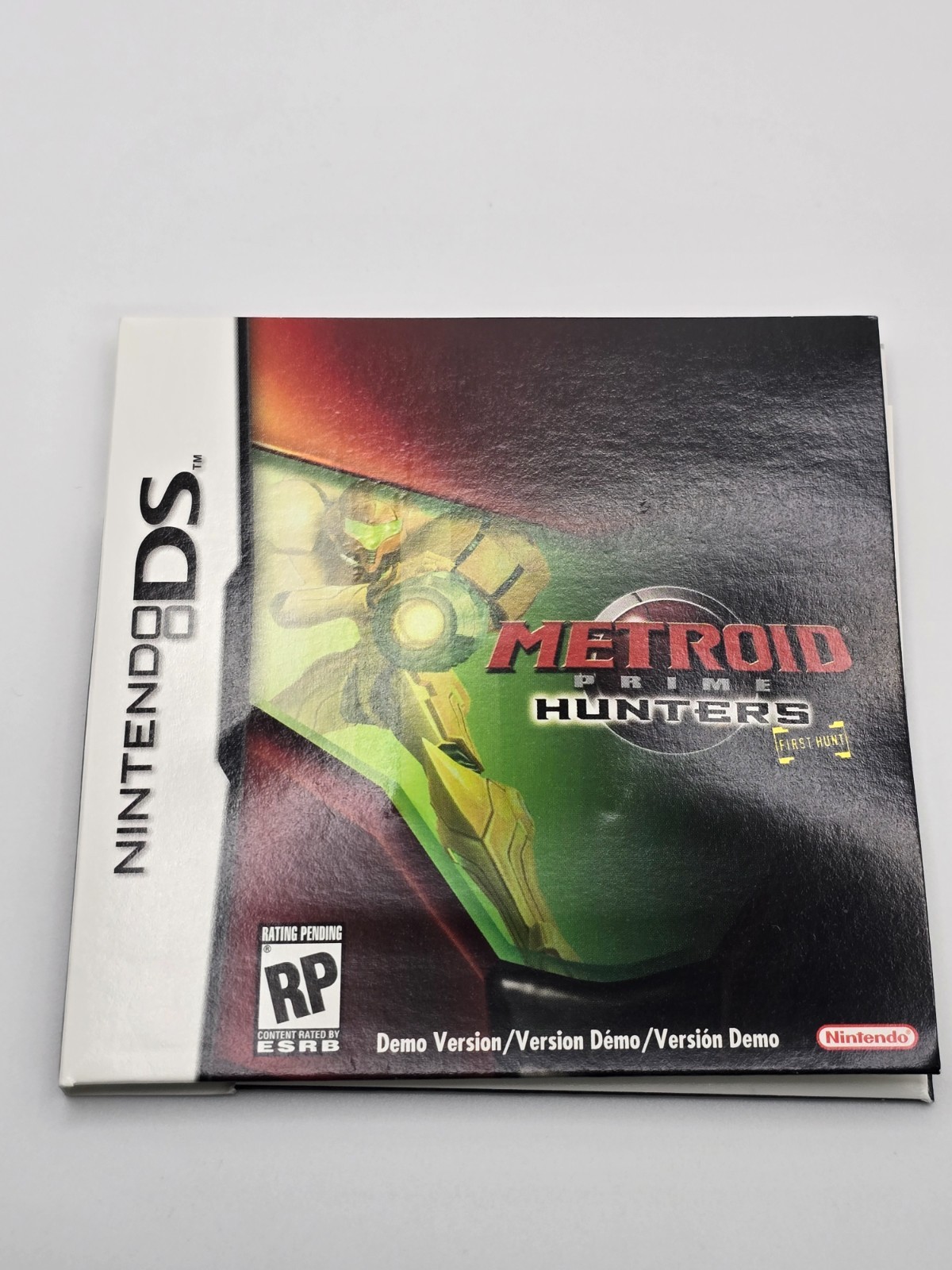 Nintendo DS Handheld Console NTR-001 Silver Metroid Prime Hunters Included CIB