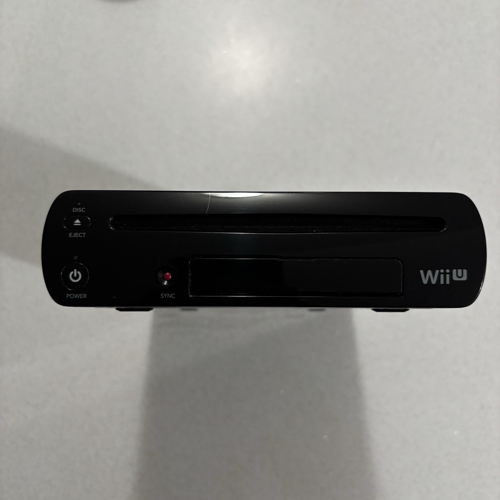 Nintendo Wii U 32GB WUP-101 (02) Black Console Only Tested