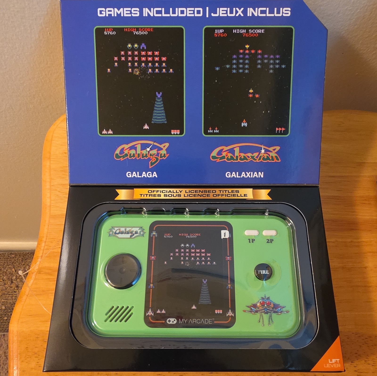 My Arcade Galaga Pocket Player Portable DGUNL-4199, New & Sealed