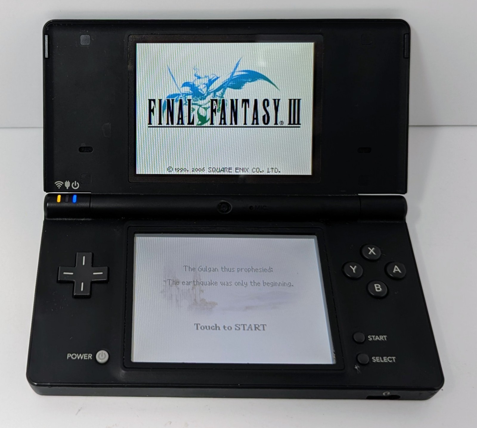 Nintendo Black DSi Handheld System Bundle w/ Charger & 4 Games – FFIII – Tested!