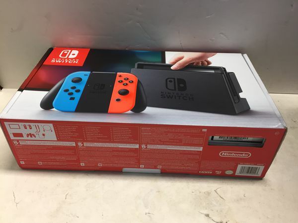Nintendo HAD S KABAA USZ Switch with Neon Blue and Neon Red Joy Con