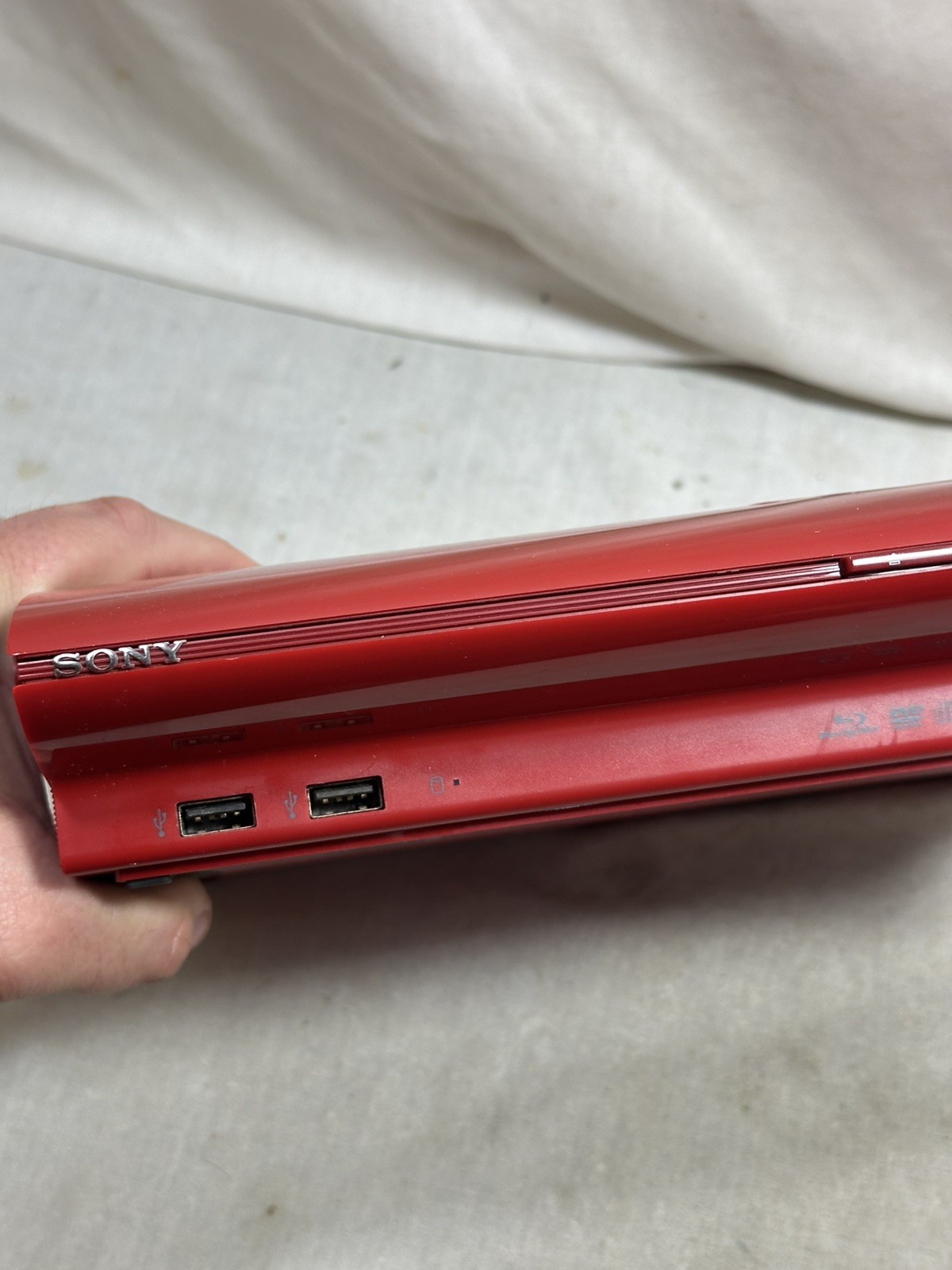 Sony PlayStation 3 PS3 Super Slim Red God of War Console System Bundle – Tested