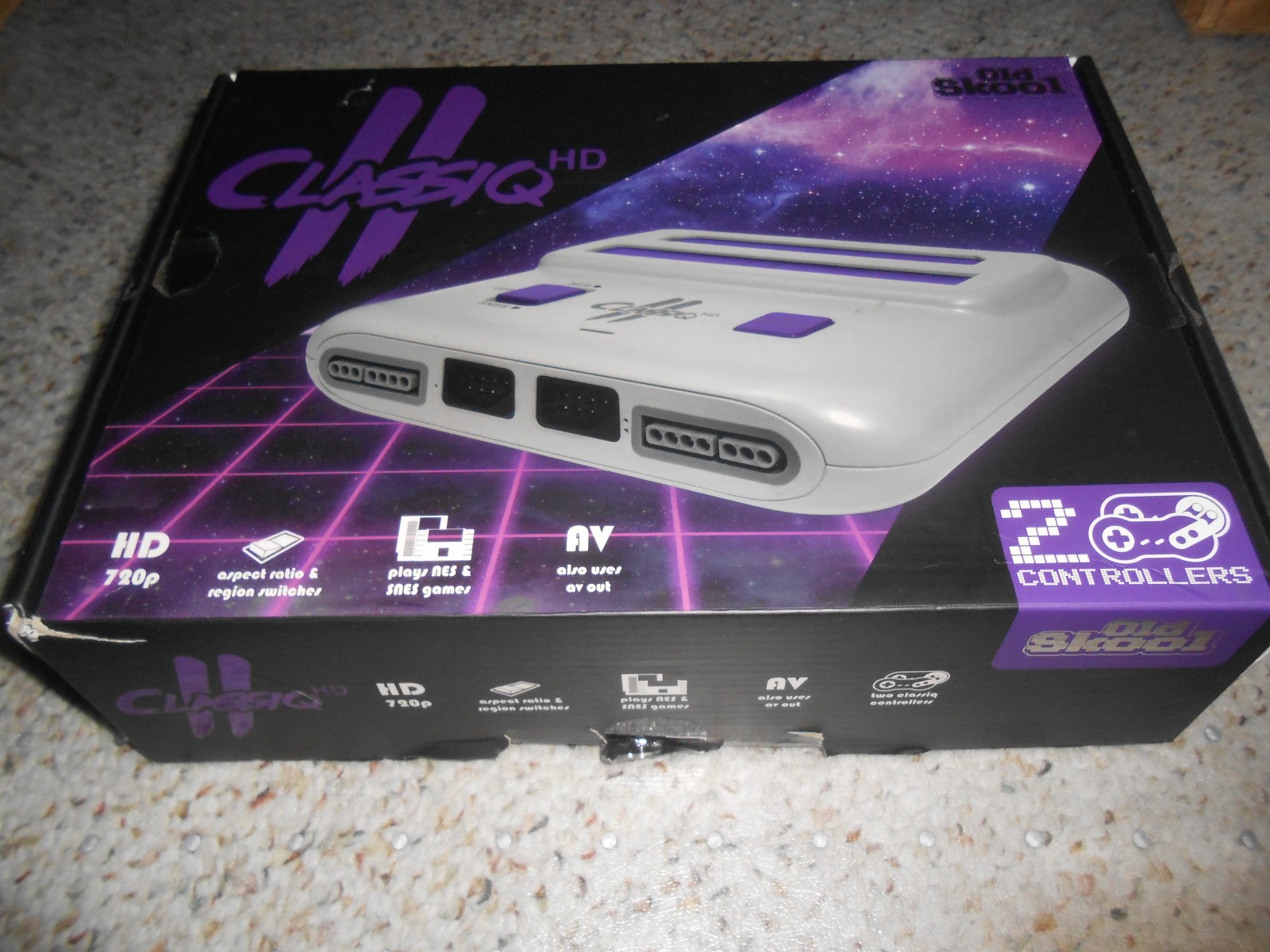 Classiq 2 Twin Video Game Console HD 720p SNES/NES OLD SKOOL NTSC PAL HDMI