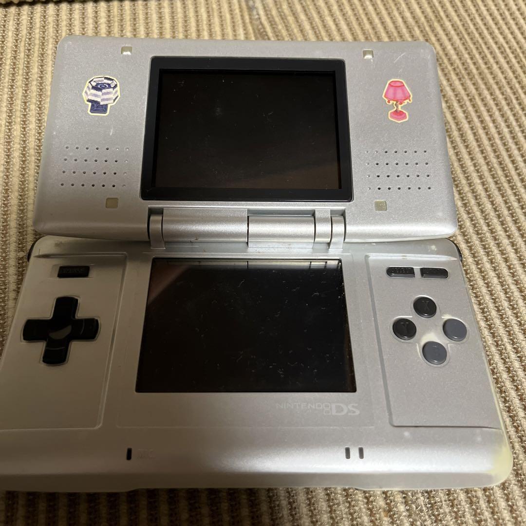 Original Nintendo DS NTR-001 Console Silver Tested Working from Japan