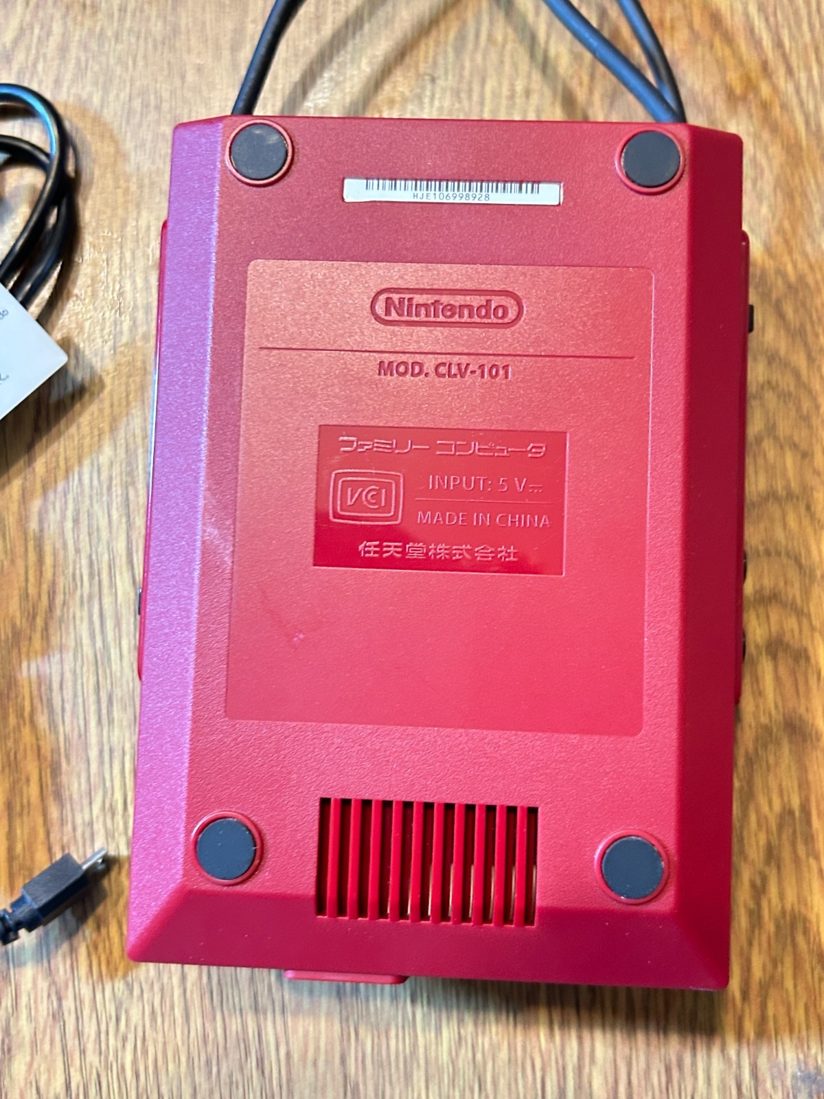 Nintendo Classic Mini Famicom CLV-101 Console Only Tested Working Japan Import
