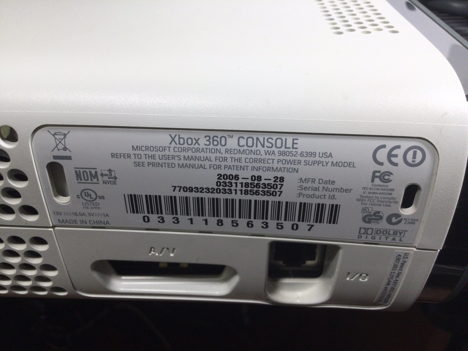 Microsoft Xbox 360 White Console Bundle 1 Controller & 14 Games Complete Tested