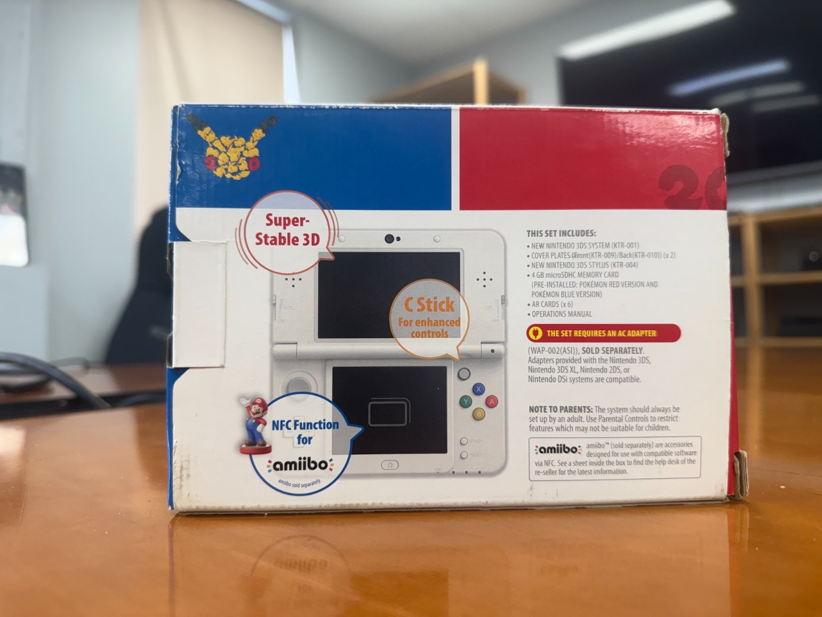 Nintendo New 3DS Pokemon 20th Anniversary Edition Console Discontinued- New