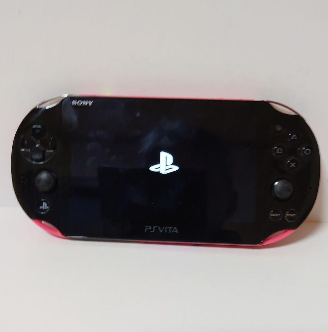 SONY PlayStation PS Vita PCH-2000 ZA15 Wi-Fi Pink Black Console Working Tested