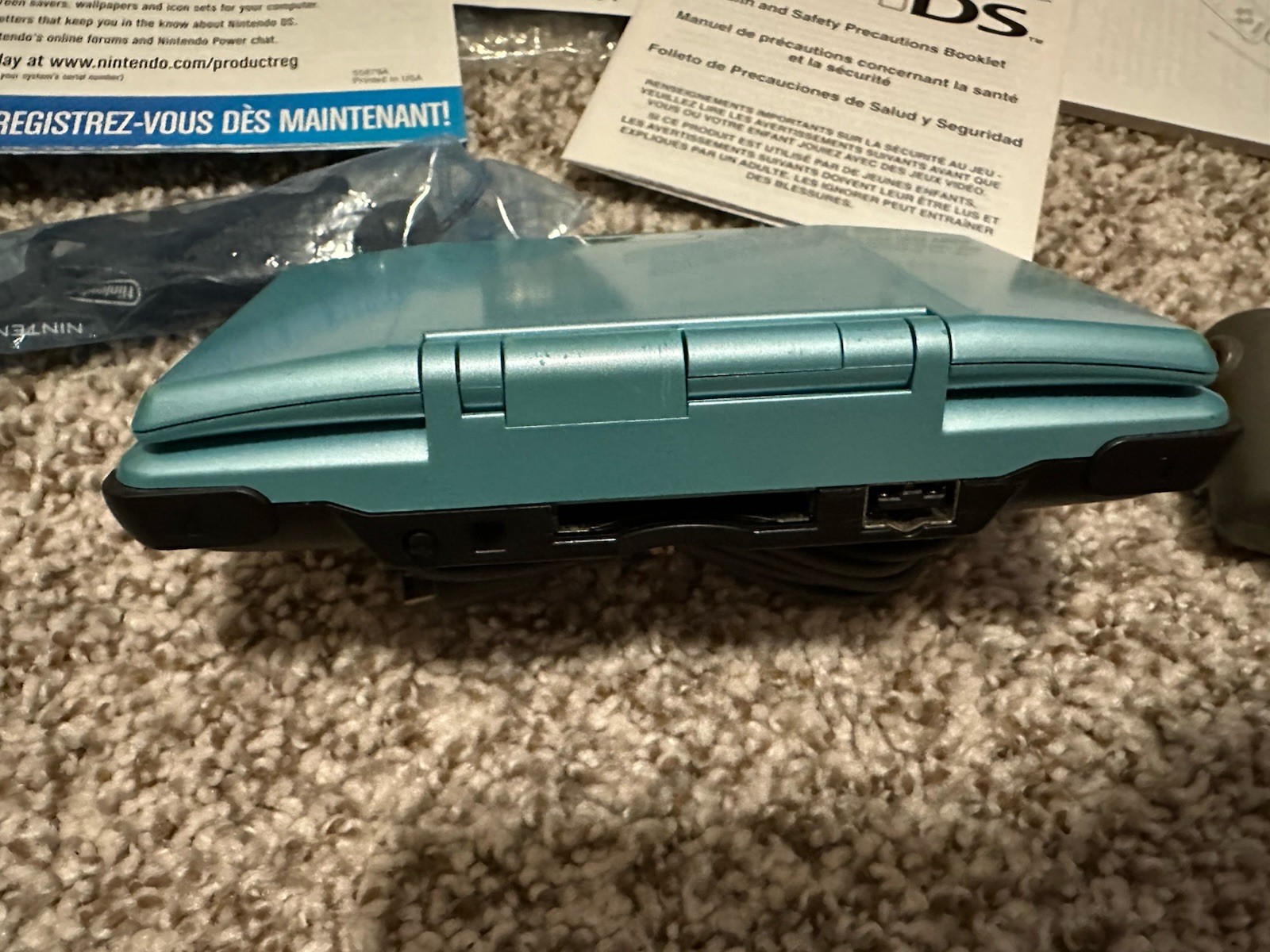 Nintendo DS Original Turquoise Blue CIB