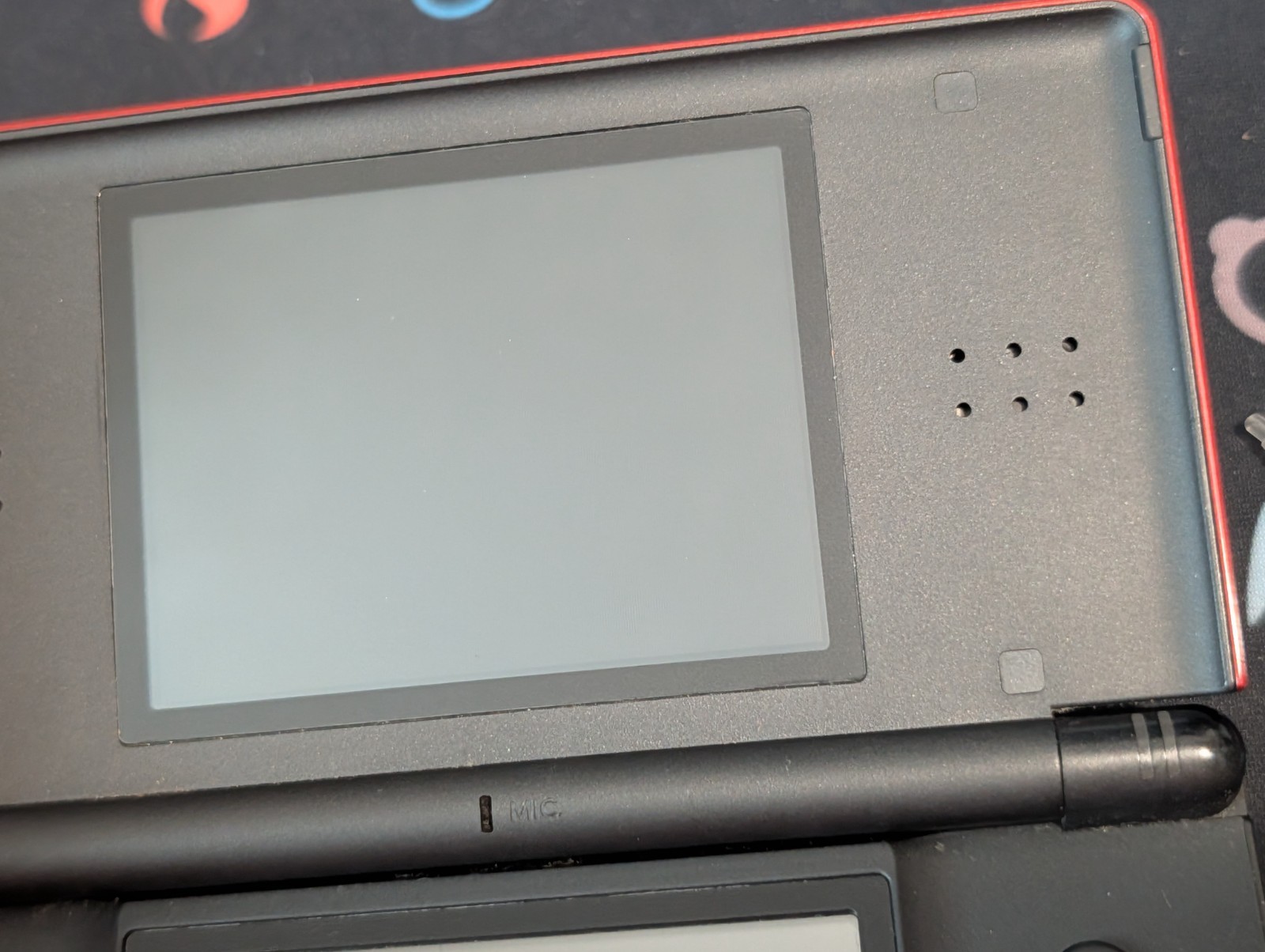 Nintendo DS Lite Crimson Red/Black w/Charger – Tested & Working – A065