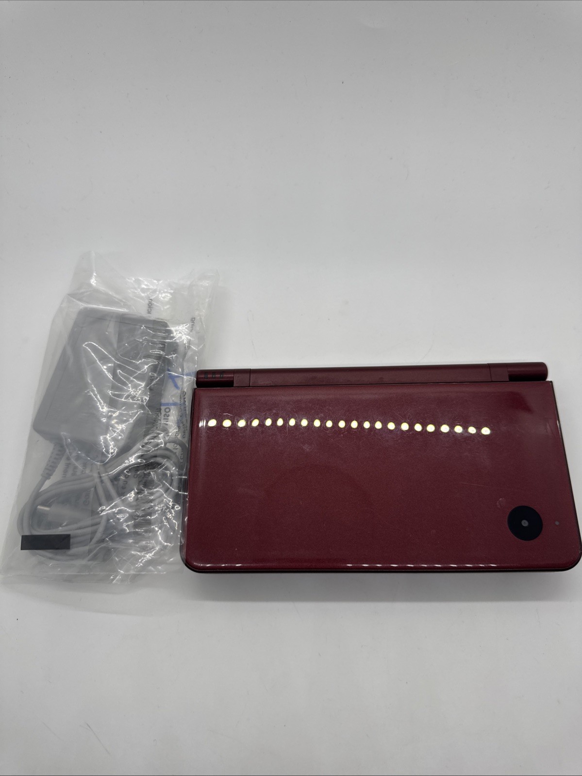 Used Nintendo DSi XL Burgundy Fully Tested And Working With Charger And Stylus